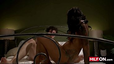 MILFON.com presents: Under The Bed with horny MILF September Reign & Josh Rivers